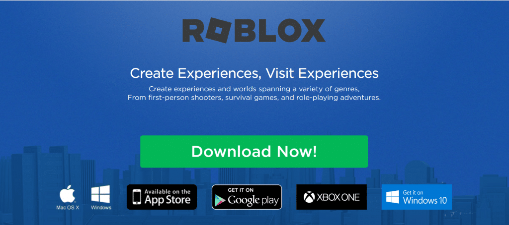 Tải Roblox cho trẻ em trên trang chủ roblox.com/download